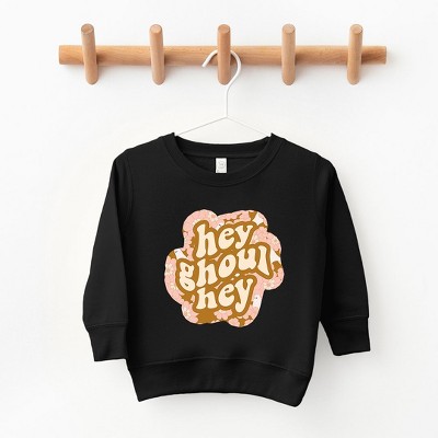 The Juniper Shop Hey Ghoul Hey Colorful Toddler Graphic Sweatshirt