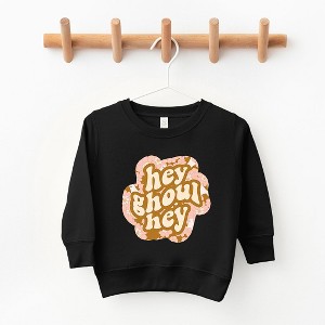 The Juniper Shop Hey Ghoul Hey Colorful Toddler Graphic Sweatshirt - 1 of 3