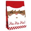 Big Dot of Happiness Jolly Santa Claus - Christmas Gift Favor Bags - Party Goodie Boxes - Set of 12 - 3 of 4