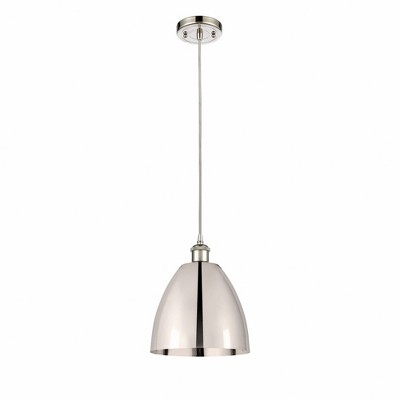 Metal Bristol - 1 Light Mini Pendant In Industrial Style-12.88 Inches Tall and 9 Inches Wide