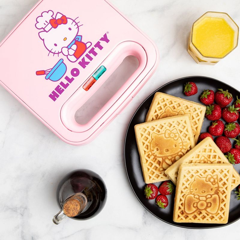 Uncanny Brands Hello Kitty Double-Square Waffle Maker, 6 of 8