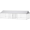 PawHut Outdoor Dog Kennel, Heavy Duty Large Dog Kennel Outside with Waterproof Roof, Secure Latch, Dog Run for Backyard - 4 of 4