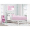 AFI Twin Tahoe Bed with Footboard White: Painted Wood Frame, No Box Spring Needed, Easy Clean - 2 of 4