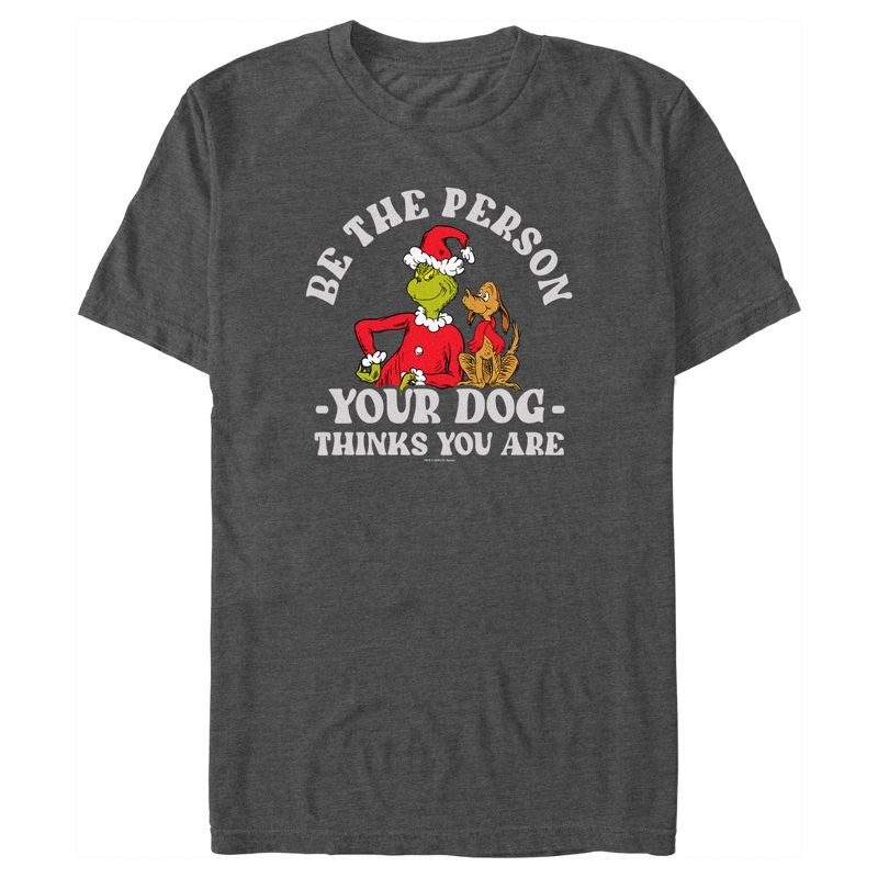 Men's Dr. Seuss The Grinch Christmas Be the Person T-Shirt, 1 of 6