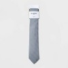 Men's Non Solid Striped Tie - Goodfellow & Co™ Silver - image 2 of 4