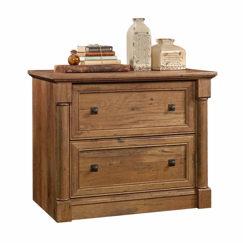 Palladia File Vintage Oak - Sauder: 2-Drawer Lateral, MDF & Laminate, UPC 042666032759, Adult Assembly Required, 5 of 10