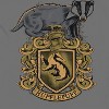 Harry Potter Men's Hufflepuff Mascot Emblem Short Sleeve Graphic Cotton T-Shirt - 2 of 3