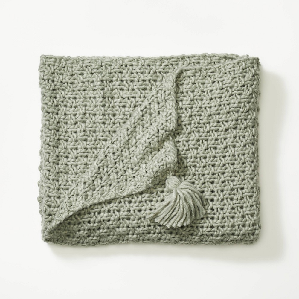 Chunky Knit Throw Blanket Threshold™ designed with Studio McGee from