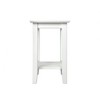 AFI Furnishings Mission Chair Side Table Set of 2 WH - 4 of 4