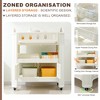 Yinvani White Eco-Friendly HDPE Baby Diaper Changing Table Non-Toxic Plastic Nursery Changer - 3 of 4