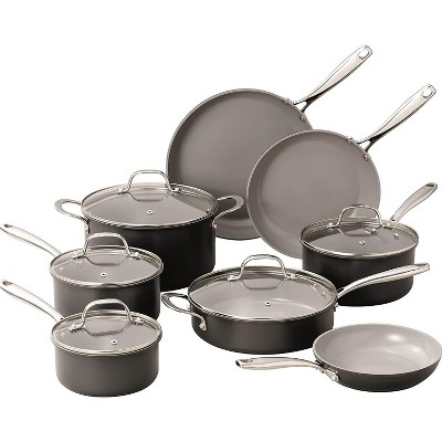 Granitestone Pro Hard Anodized Cookware Set 13 Pc Nonstick Pots and Pans Set