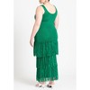 ELOQUII Women's Plus Size Fringe Sweater Dress - 3 of 4