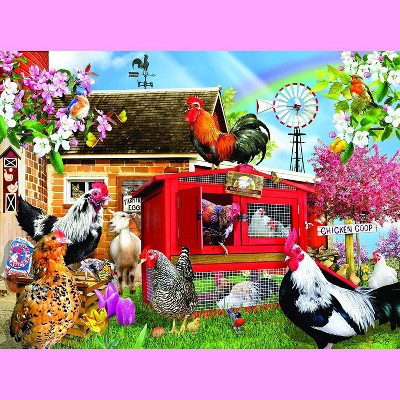 Sunsout Chicken Coop 1000 pc Jigsaw Puzzle 35261