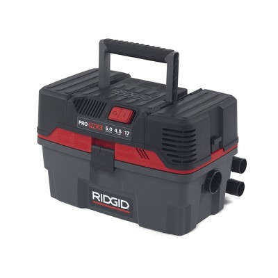 Ridgid 4500RV Pro Series 9 Amp 5 Peak HP 4.5 Gallon ProPack Wet/Dry Vac