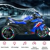 TopComfy Baby Walkers Kids Dirt Bike Ride On Toy Long Lasting Durable Build Cushioned Comfortable Ride For Children, Blue, 41.73"*20.47"*24.41" - 4 of 4