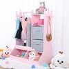 Dress-Up Storage for Girls - Features Light, Mirror, Clothing Rack, and Storage Bin - 2 of 4
