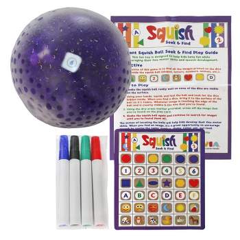 MEAVIA Giant Squishy Ball Seek and Find Toy; Puzzle Treasure Hunt Activity
