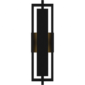 Quoizel Lighting Pointsett 1 - Light Sconce in  Matte Black - 1 of 3