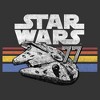 Mens Star Wars Millennium Falcon 77' Vintage Stripes Sweatshirt - 2 of 4