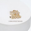 Benevolence LA 14K Gold Plated Mrs Earrings with Pave Stones - 2 of 4