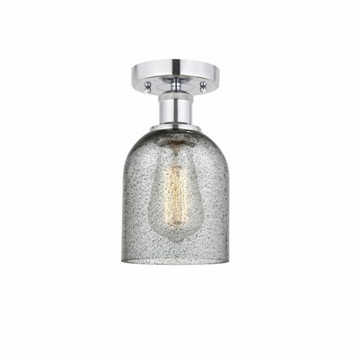 Caledonia - 1 Light Semi-Flush Mount In Industrial Style-9.75 Inches Tall and 5 Inches Wide