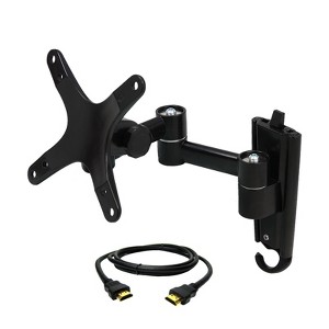 MegaMounts Full Motion Wall Mount for 13-30 in. Displays with HDMI - 1 of 3