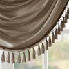 Gracie Mills Aurelius Faux Silk Sheen Waterfall Embellished Valance - 2 of 4