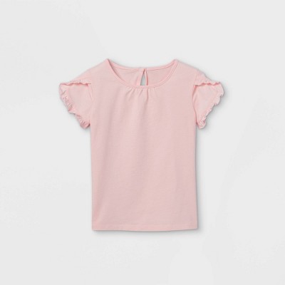 girls ruffle shirt