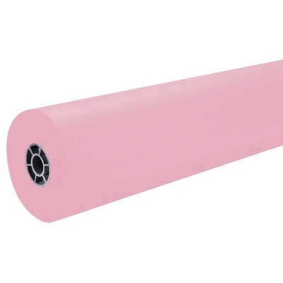 36" x 500' ArtKraft Duo-Finish Paper Roll - Pink