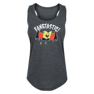 Women's - SpongeBob SquarePants - Fangastic Graphic Racerback Tank - 1 of 4