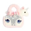 Aurora Small Glitter Unicorn Fancy Pals Fashionable Stuffed Animal White 8" - 3 of 4
