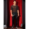 INSPIRE CHIC Men's Short Sleeve Crew Neck Party Sheer Mesh T-Shirt - 2 of 4