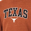 NCAA Texas Longhorns Men's Heathered Crew Neck Fleece Sweatshirt - image 3 of 3