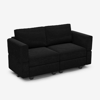 Belffin Modular Velvet Loveseat Sofa (2 Seats + 4 Sides)