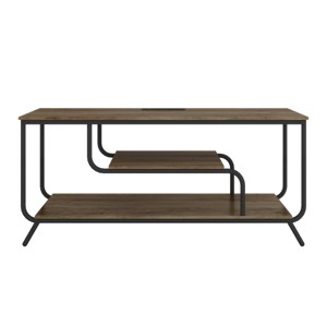Syemin TV Stands and Consoles Tv Stand 42" Console Media Entertainment Center with Storage Shelves Media Console Table, Gray, 47.24"*15.7"*20.5" - 1 of 4