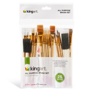 KINGART Brush Set 25 pc - 1 of 4