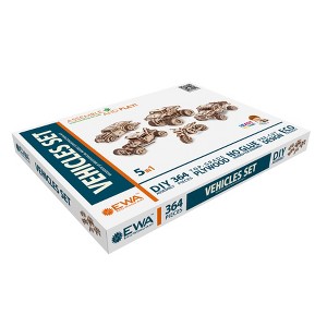 EWA Eco-Wood-Art Vehicles Set 3D Wooden STEM Construction Kit - 1 of 4