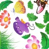 Slickblue Garden Party Wall Decals – Waterproof Vinyl Stickers for Living Room, Bedroom & More – 13x23.5 inch - 2 of 3