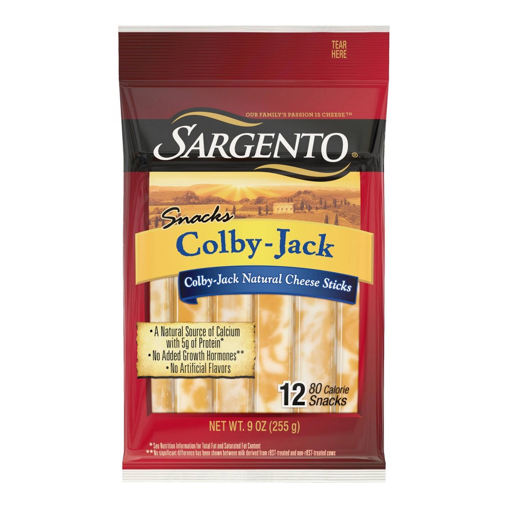 COLBY-JACK NATURAL CHEESE STICKS SNACKS