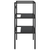 VidaXL Bathroom Washbasin Frame Black 23.2 in. x 15 in. x 32.7 in. Iron - 4 of 4