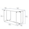 Infurnic Desks, Modern Square Table with Sturdy Base, Writing Study Work Table for Home Bedroom, Black, 51.18"*27.56"*29.72" - 4 of 4