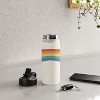 Avenie Vintage Rainbow with Clouds Water Bottle - Society6 - image 4 of 4