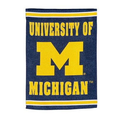 University Of Michigan Garden Flag & Yard Banner - Lightweight, Foldable Outdoor Decor For Fans