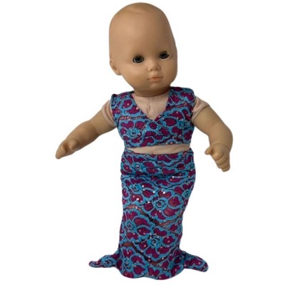 Doll Clothes Superstore Mermaid Outfit For 15-16 Inch Baby Dolls