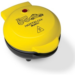 Nostalgia MyMini Cars and Trucks Shaped Electric Waffle Maker, Yellow - 1 of 4