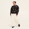 Women's Bandana Print Button-Down Long Sleeve Collared Utility Shirt - Woolrich x Target Black - 4 of 4