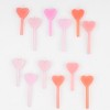 Meri Meri Pink Heart Candles (Pack of 12) - 4 of 4