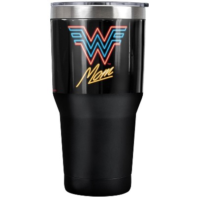 Wonder Woman 84 Wonder Mom Neon Steel Tumbler 30oz Coffee Travel Mug