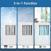 2-Pack8000 BTU Portable Air Conditioner,3-in-1AC Unit withDehumidifier Fan,Cools Up to 350 Sq.Ft Each,Includes Window KitRemote Control,White & Black - 3 of 4