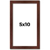 PosterPalooza | Panoramic Classic Modern Brown Frame - UV Acrylic, Foam Board Backing, Hanging Hardware - 2 of 4